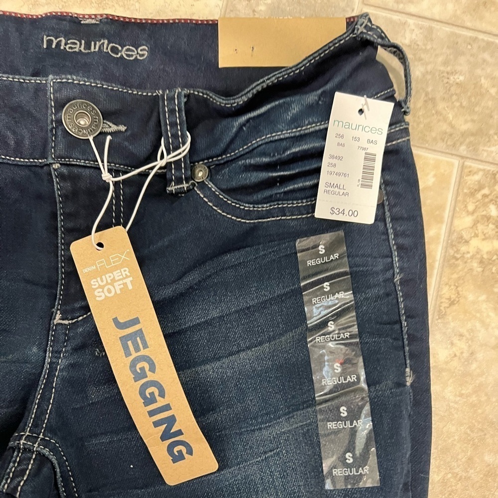 New NWT Maurice’s‎ super soft flex jeggings jeans S small regular - Picture 4 of 5